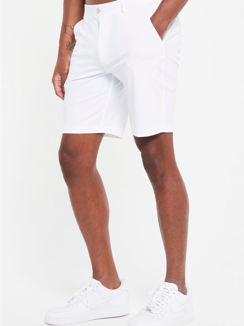 Redvanly Hanover Short 8” Men’s Size Small Bright White Pull On Stretch Golf